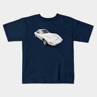 1972 Opel GT in white Kids T-Shirt